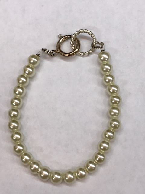 Pearl Charm Holder Bracelet